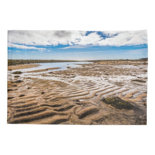 ブディールビーチ（アイスランド） 枕カバー (裏面)