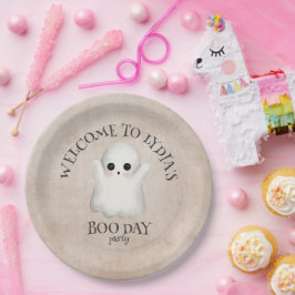 ブデイかわいい幽霊ハロウィーン誕生日 ペーパープレート