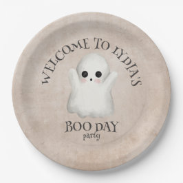 ブデイかわいい幽霊ハロウィーン誕生日 ペーパープレート