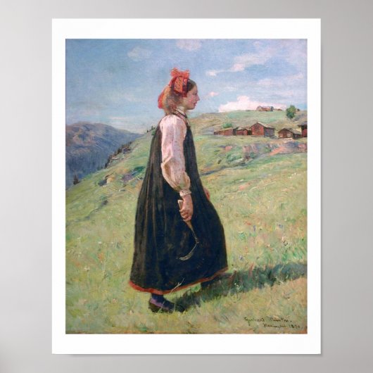 ブデイアノルウェーフォークの衣装 ポスター (正面)