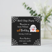 ブデイパーティー子供の誕生日カードの招待 招待状 (スタンド正面)