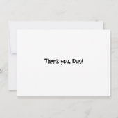 ブデューサンキュー気に サンキューカード (裏面)