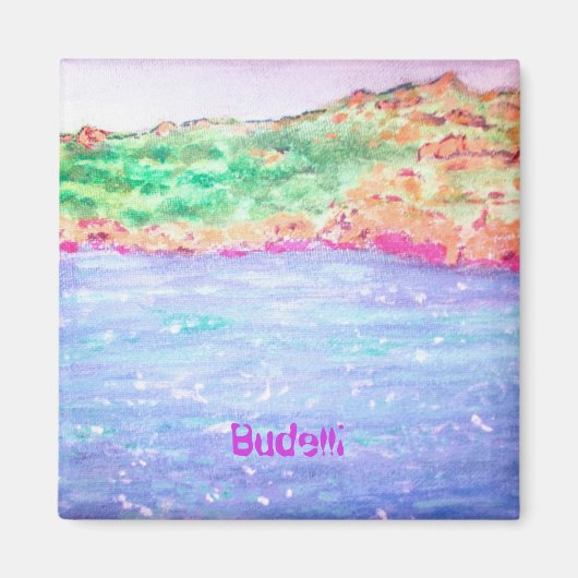 ブデリ島 マグネット (正面)