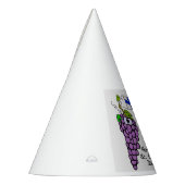 ブドウおよびフィンランドの旗が付いているSt. Urhoのパーティーの帽子 パーティーハット (左)