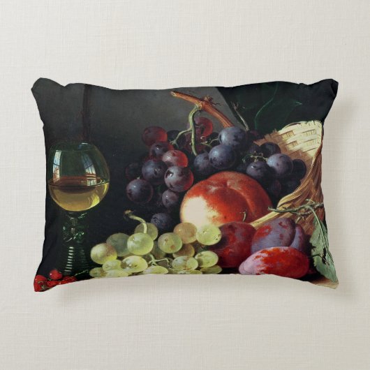 ブドウおよびプラム アクセントクッション (正面)