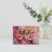 ブドウおよびワインの名刺 名刺 (スタンド正面)