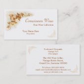 ブドウつる植物の名刺 名刺 (正面/裏面)