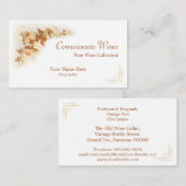 ブドウつる植物の名刺 名刺 (正面/裏面)