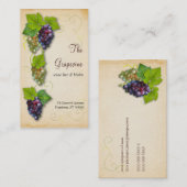 ブドウつる植物の名刺 名刺 (正面/裏面)