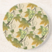 ブドウつる植物サンドストーンコースター コースター (正面)