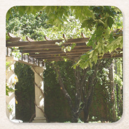 ブドウつる植物ナパ スクエアペーパーコースター