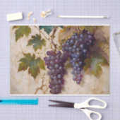 ブドウとつる植物水色の分離 薄葉紙 (クラフト)