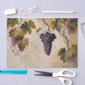 ブドウとつる植物水色の分離 薄葉紙 (クラフト)