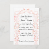 ブドウとコラムの結婚式招待状 招待状 (正面/裏面)