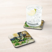 ブドウとワインのコースターセット コースター (右側)