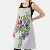 ブドウとワイン エプロン (インサイチュ)