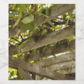 ブドウのおおいの下 ワインラベル (シングルラベル)