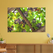 ブドウのつる植物 キャンバスプリント (インサイチュ (リビング))