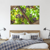 ブドウのつる植物 キャンバスプリント (インサイチュ (寝室))
