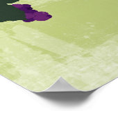 ブドウのつる植物 ポスター (角)