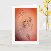 ブドウのカード カード (黄色い花)