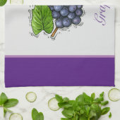 ブドウのキッチンタオル キッチンタオル (折り畳み)