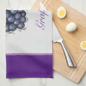 ブドウのキッチンタオル キッチンタオル (四つ折り)