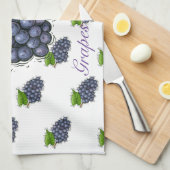 ブドウのキッチンタオル キッチンタオル (四つ折り)