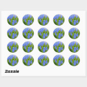 ブドウのヒヤシンスのシール ラウンドシール (シート)