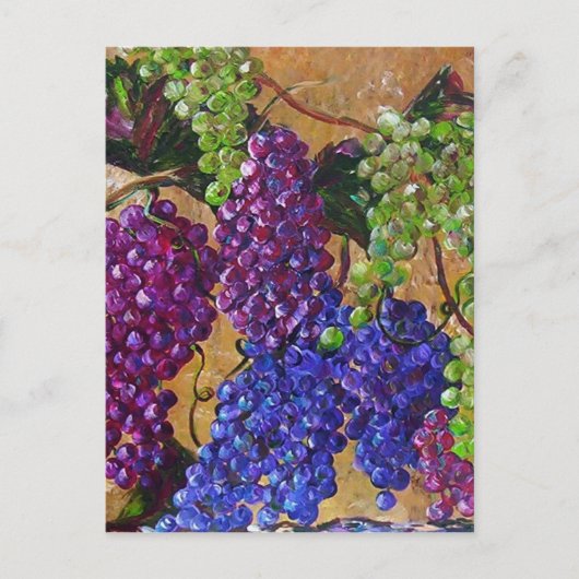 ブドウのフェスティバル ポストカード (正面)