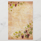 ブドウのフライヤー チラシ (裏面)