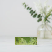 ブドウのプロフィールカード スキニー名刺 (スタンド正面)