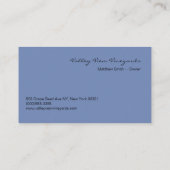 ブドウのワイナリーの名刺 名刺 (裏面)