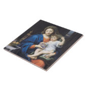 ブドウのヴァージン、1640-50年 タイル (側面)