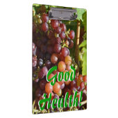 ブドウの健康のクリップボード クリップボード (右)