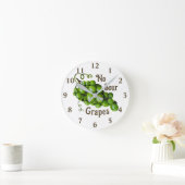 ブドウの壁時計 ラウンド壁時計 (ホーム)