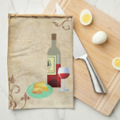 ブドウの好み キッチンタオル (四つ折り)