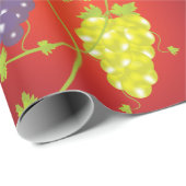 ブドウの房でブドウを取る ラッピングペーパー (ロールコーナー)