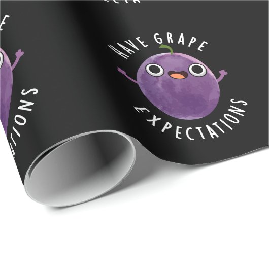 ブドウの期待を持前向きっているフルーツプンダークBG ラッピングペーパー (ロールコーナー)