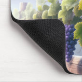 ブドウの木で歌うブルーバード マウスパッド (コーナー)