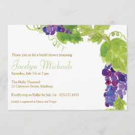 ブドウの木のパーティー招待状 招待状