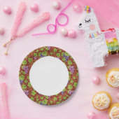 ブドウの柄 ペーパープレート (パーティー)