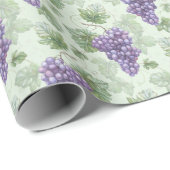 ブドウの水色、フルーツのシームレスなパターン。 ラッピングペーパー (ロールコーナー)