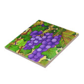ブドウの紫色の葡萄 タイル (側面)