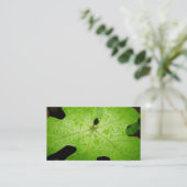 ブドウの葉の名刺の雨滴 名刺 (スタンド正面)