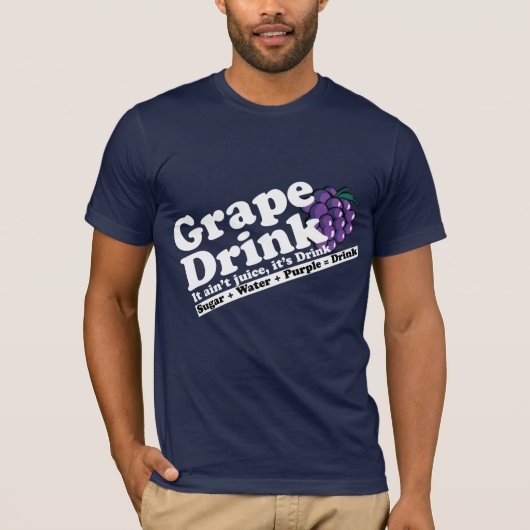 ブドウの飲み物 Tシャツ (正面)