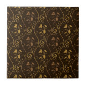 ブドウのdécor タイル (正面)