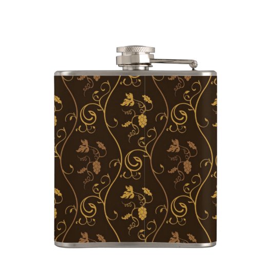 ブドウのdécor フラスク (裏面)