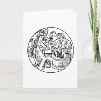 ブドウのStompersの空白のなカード カード