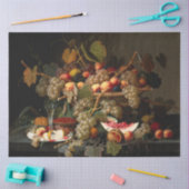 ブドウを使った静物生活 薄葉紙 (クラフト)